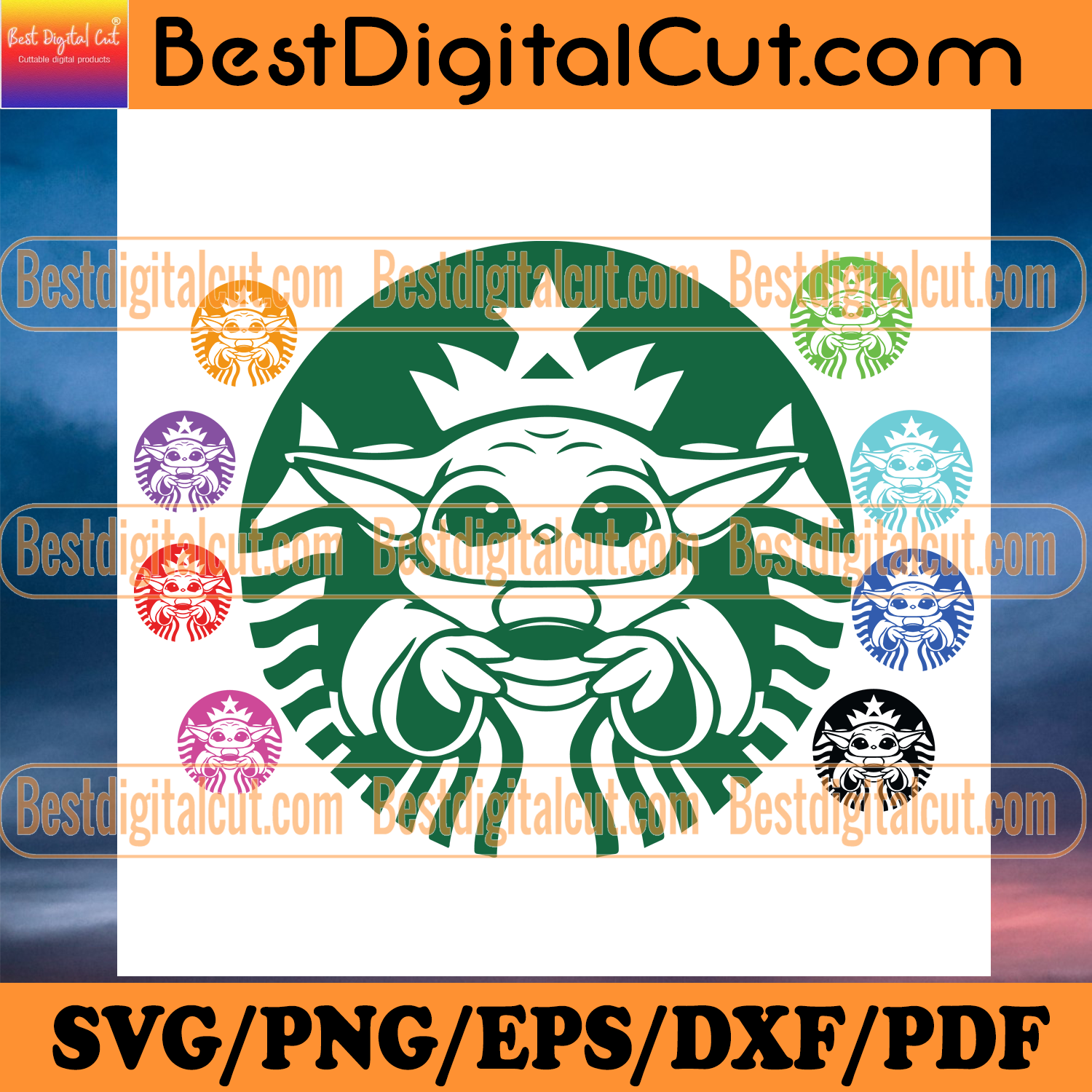 Download Baby Yoda Starbucks Logo Svg Trending Svg Baby Yoda Svg Yoda Svg C Best Digital Cut