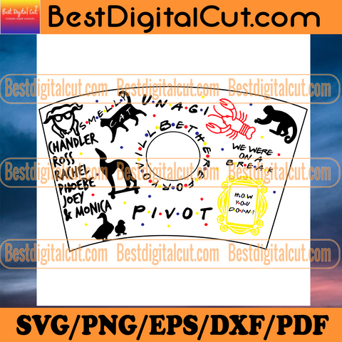 Download Friends TV Show SVGs | Bestdigitalcut.com - Tagged ...