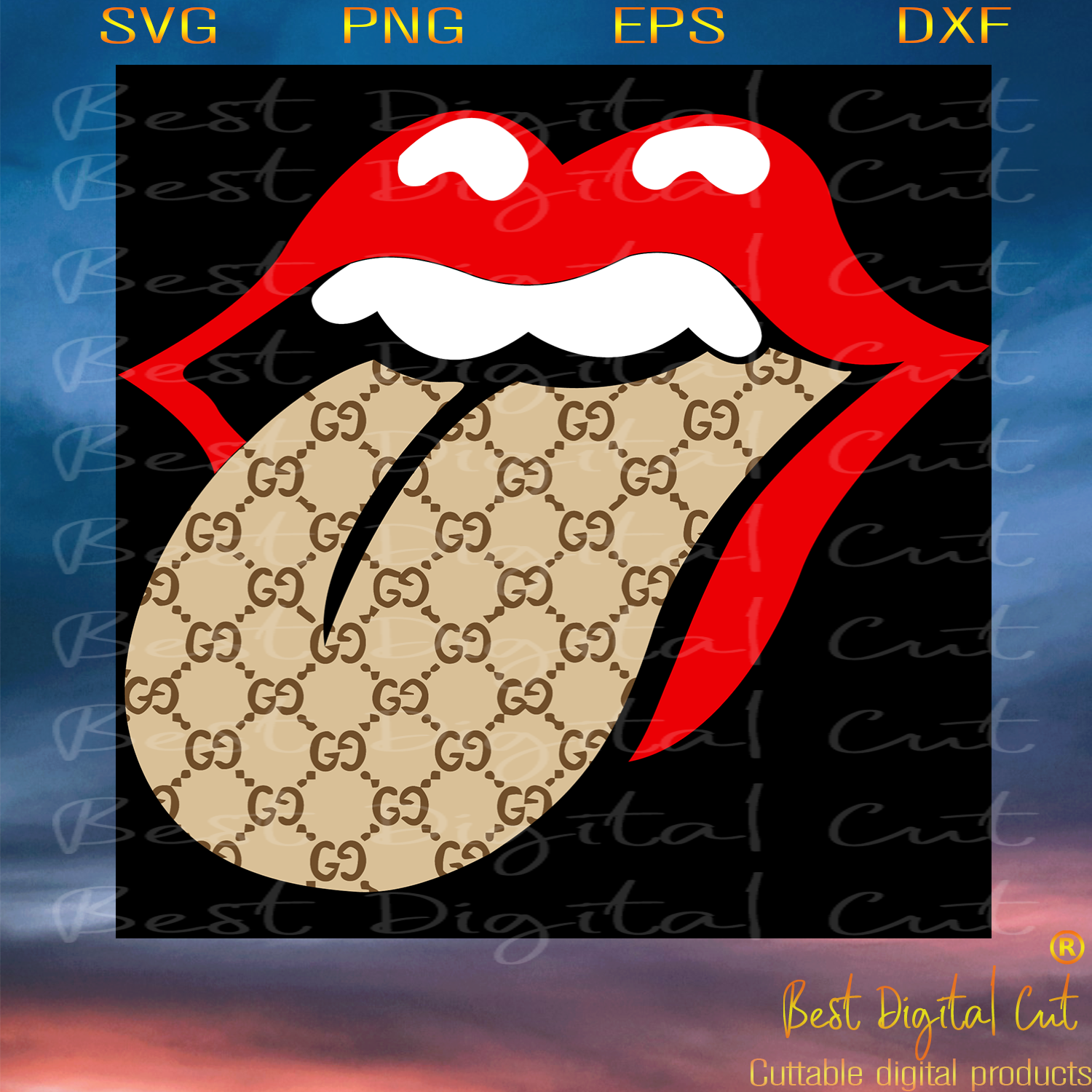 Download Gucci Sexy Lip Gift, Trending Svg, Gucci Lip Svg, Gucci ...