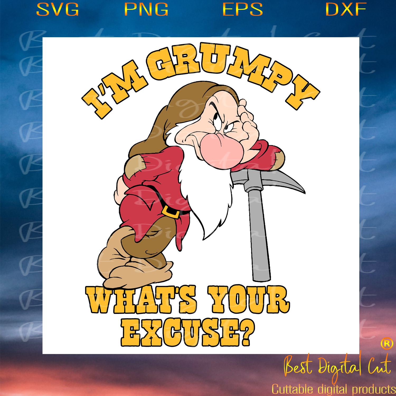 Im Grumpy Whats Your Excuse, Trending Svg, Grumpy Svg ...