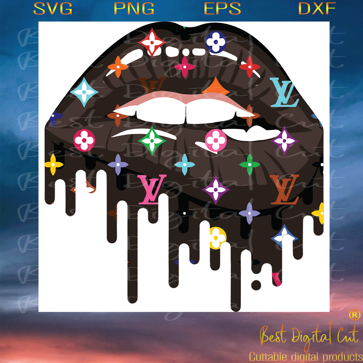 Download LV Dark Lip Logo, Trending Svg, LV Logo, Louis Vuitton Lip Svg, Lv Lip - Best Digital Cut