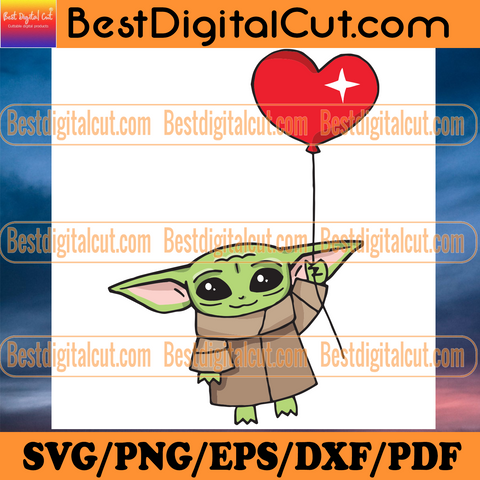 Free Free 329 Svg Baby Yoda Holding Mickey Balloon SVG PNG EPS DXF File