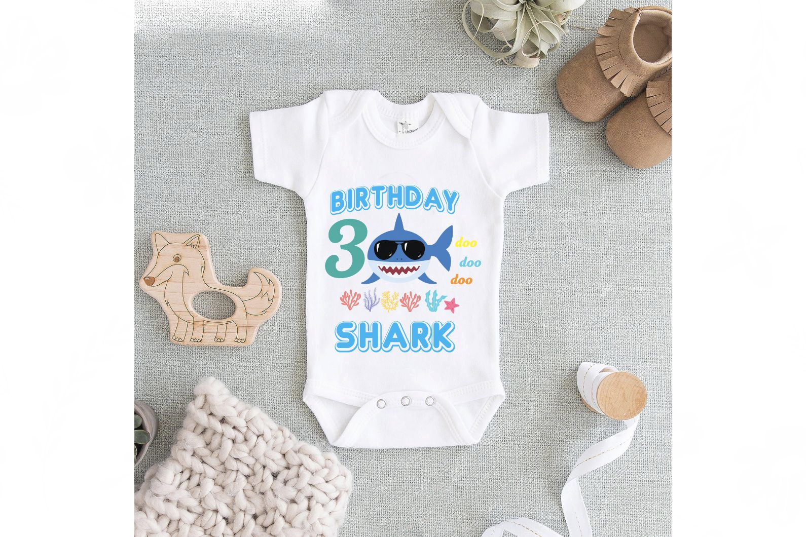 Download Baby Shark 3rd Birthday Shirt Cheap Online