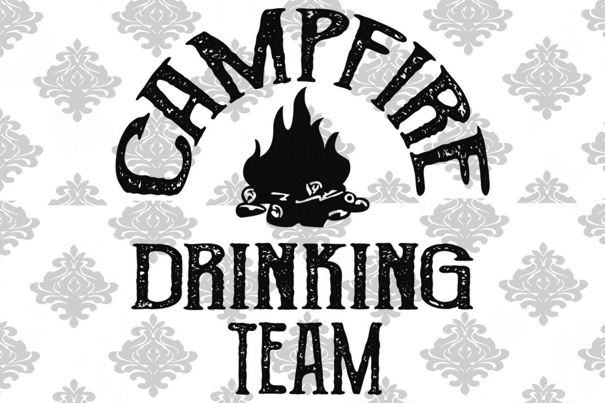 Campfire drinking team, camping svg, camping shirt ...