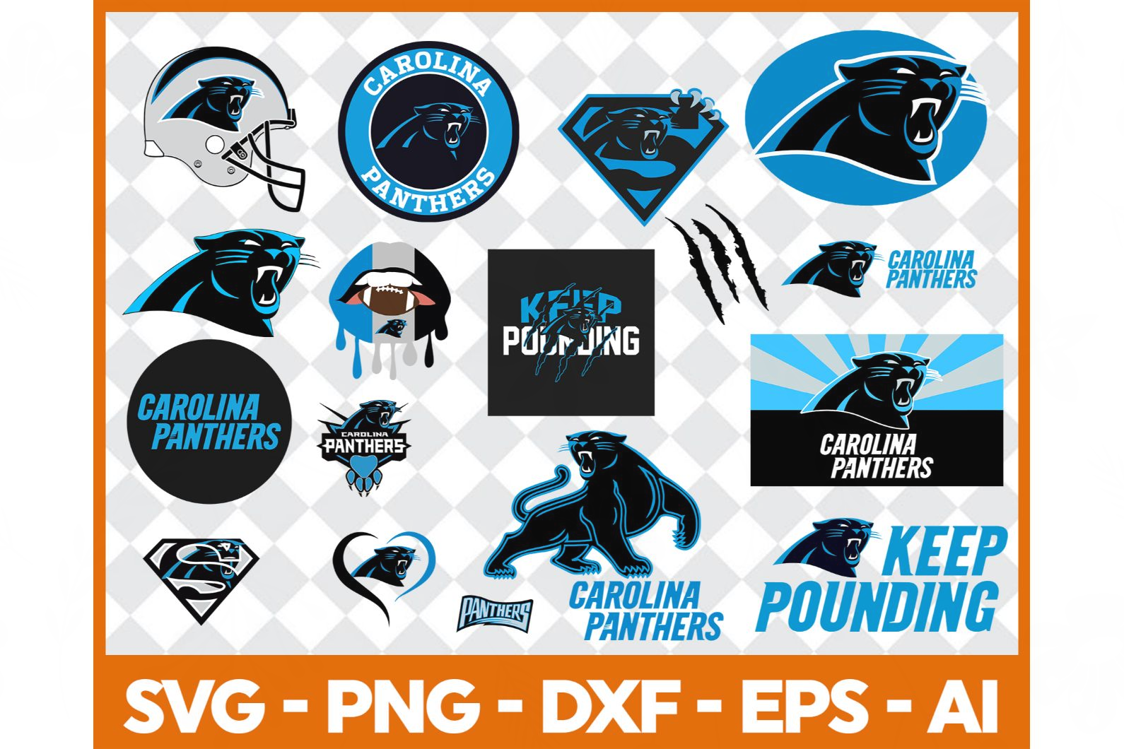 Download Carolina Panthers svg 1,nfl svg, Football svg file ...