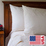 Made in the USA 100% Organic Cotton Monogrammed Pillowcases
