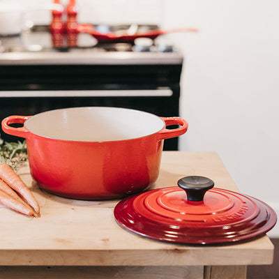 Le Creuset Enameled Cast Iron Shallow Round Dutch Oven, 2.75-Qt