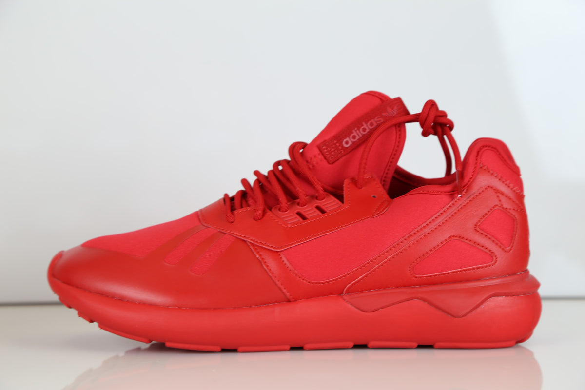 adidas tubular runner all red