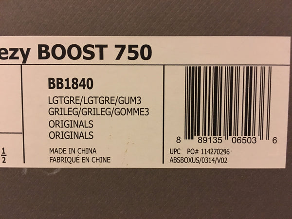 yeezy boost 750 in box