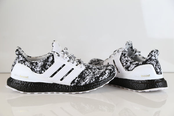 black and white ultra boost custom