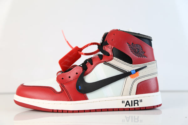 jordan retro 1 off white red