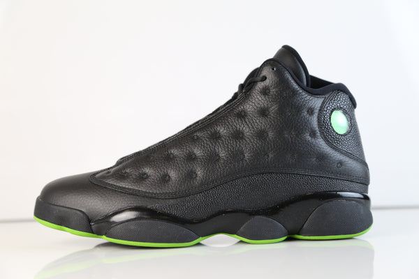 retro 13 black altitude green