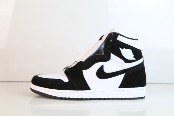 black and white jordan 1 high twist