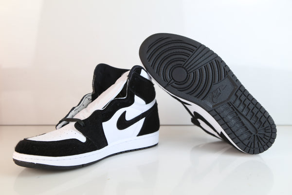 jordan retro 1 womens black and white