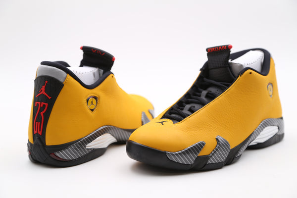 jordan retro 14 ferrari yellow