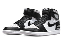 jordan retro 1 high black and white