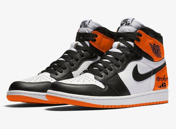 jordan retro 1 high og black and orange