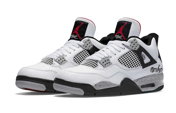 Nike Air Jordan Retro 4 Cement White 