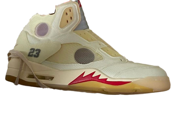 air jordan 5 off white cream