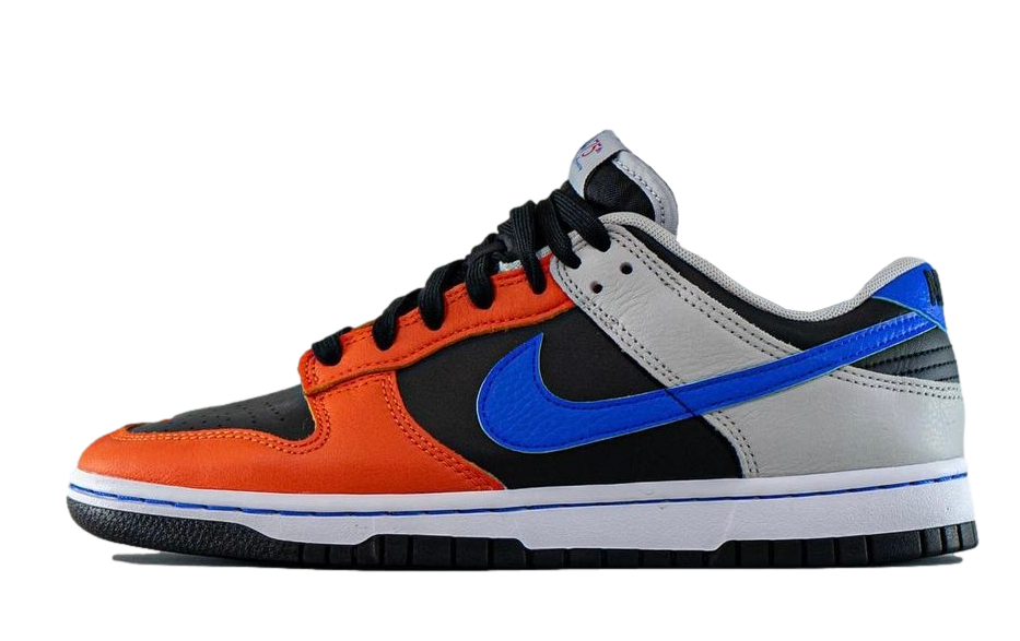 Nike Dunk Low EMB NBA Knicks Black Grey Orange DD3363-002 - BONUS