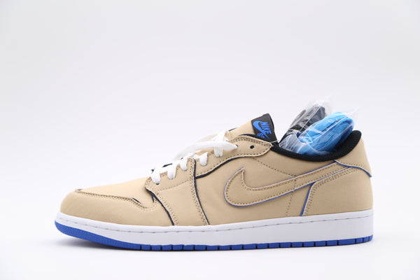 nike sb air jordan 1 low qs desert ore royal blue