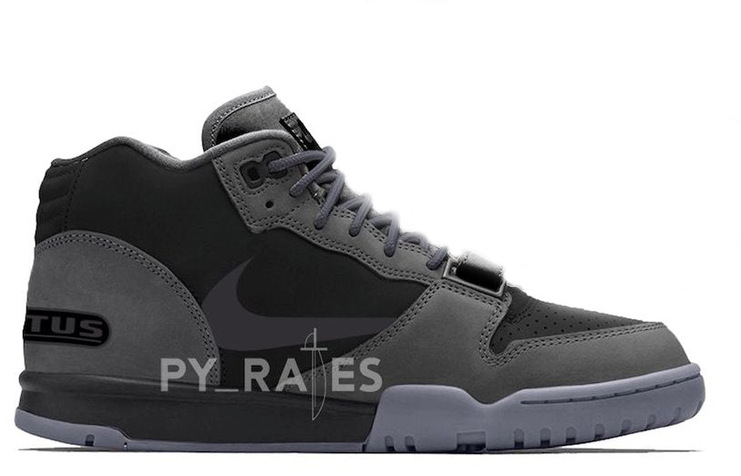 Nike Travis Scott Air Trainer 1 Dark Smoke Grey Black Iron Off Noir (1rst Time TR1 Order Only)(NO Store Credit) - BONUS