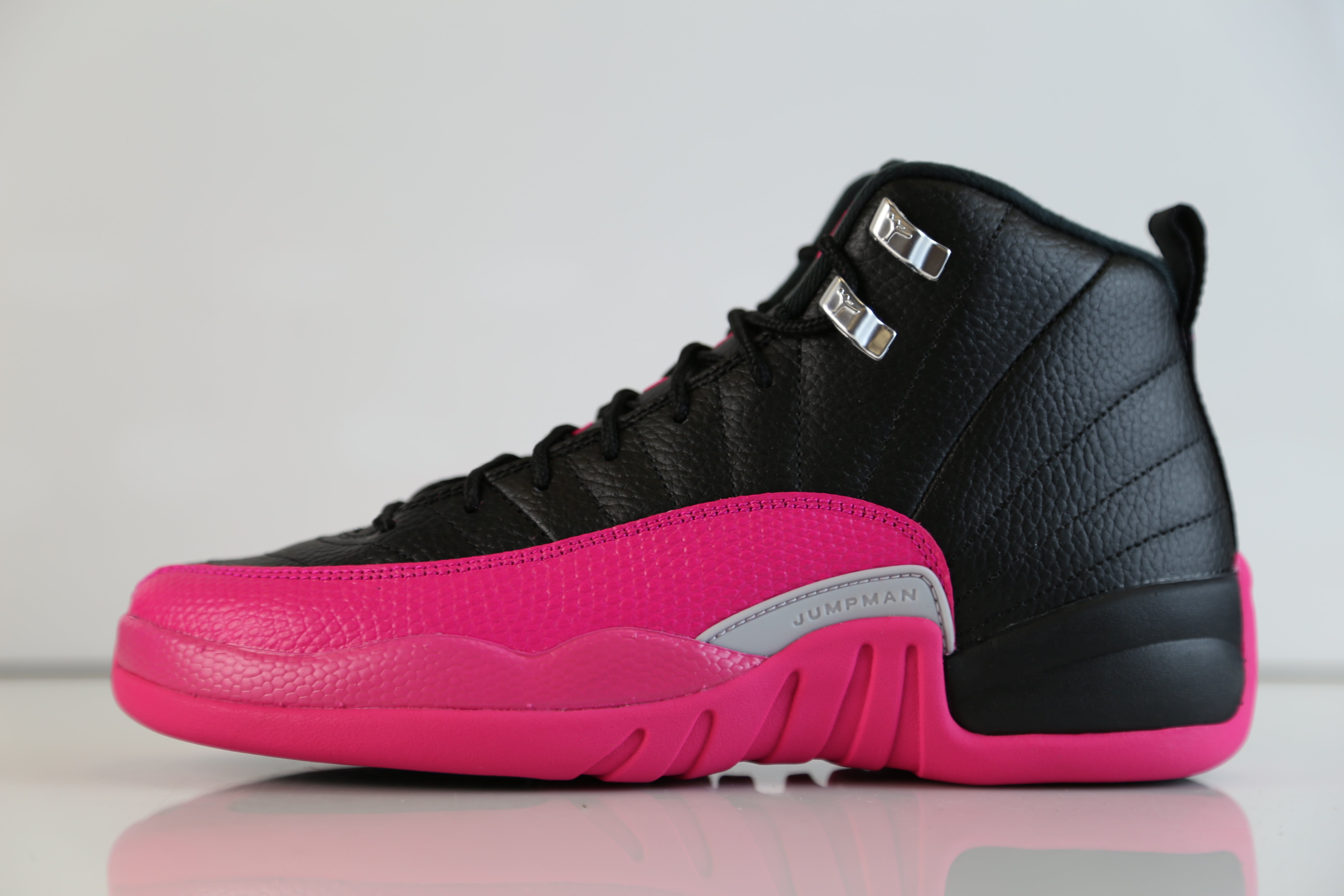 Nike Air Jordan Retro 12 Black Deadly Pink GG GS 510815-026 | Zadehkicks