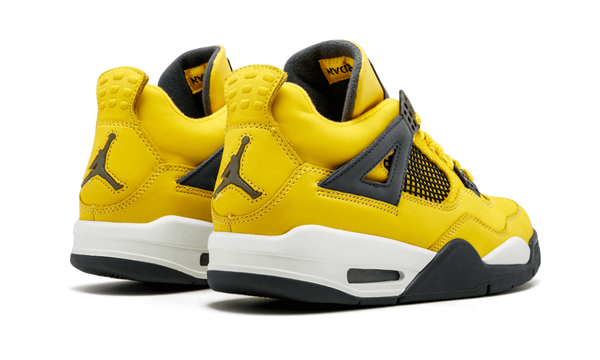 jordan retro 4 grey and yellow