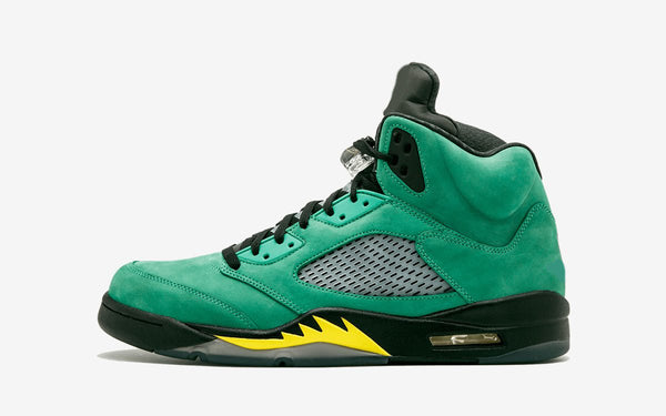 Nike Air Jordan Retro 5 Oregon Green 