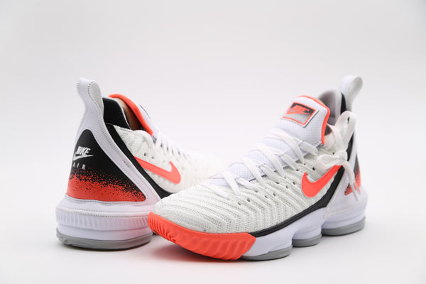 lebron xvi hot lava white