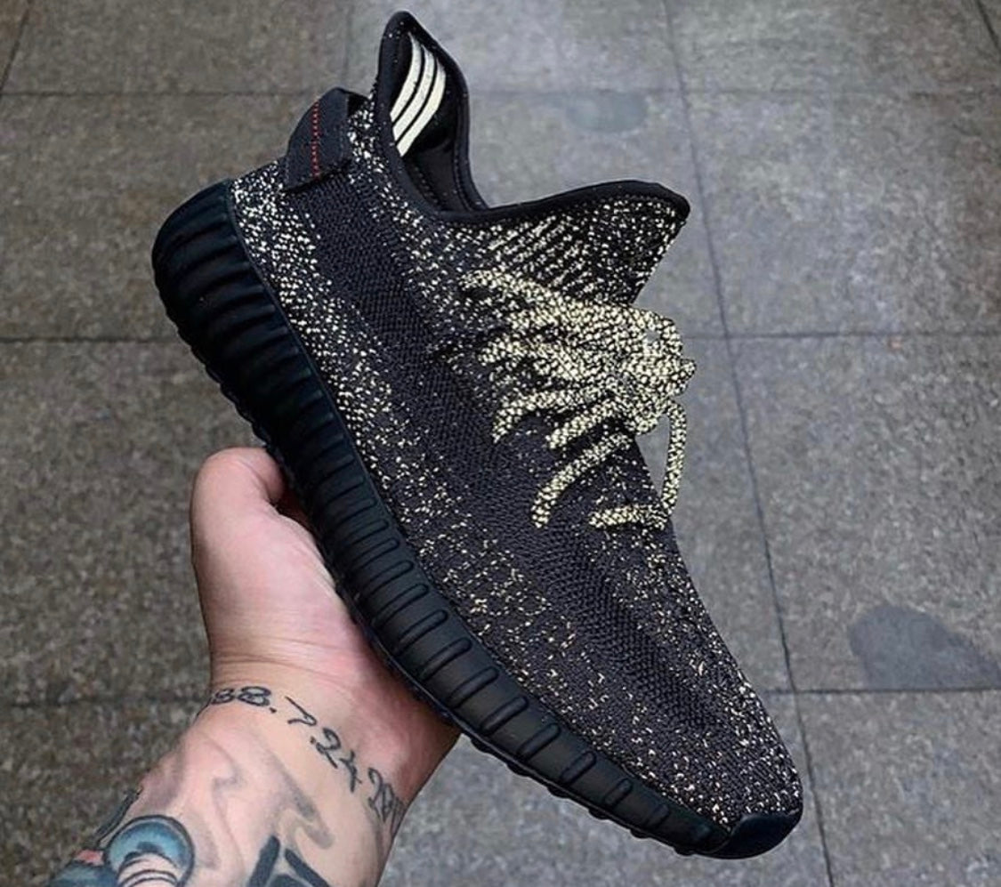 yeezy boost 350 v2 black and gold