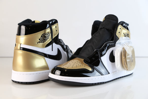 air jordan retro 1 gold toe