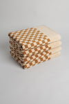 ROMAN Pool Towels | Cedar and Sand | 100% GOTS certified Organic Cotton pool towel pack by BAINA