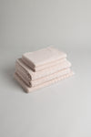 ESSENTIAL BATHROOM SET 03 | Clay | 100% GOTS certified Organic Cotton towel set by BAINA