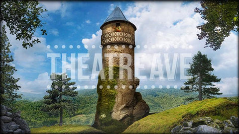 Rapunzel's Tower Into the Woods Digital Projection