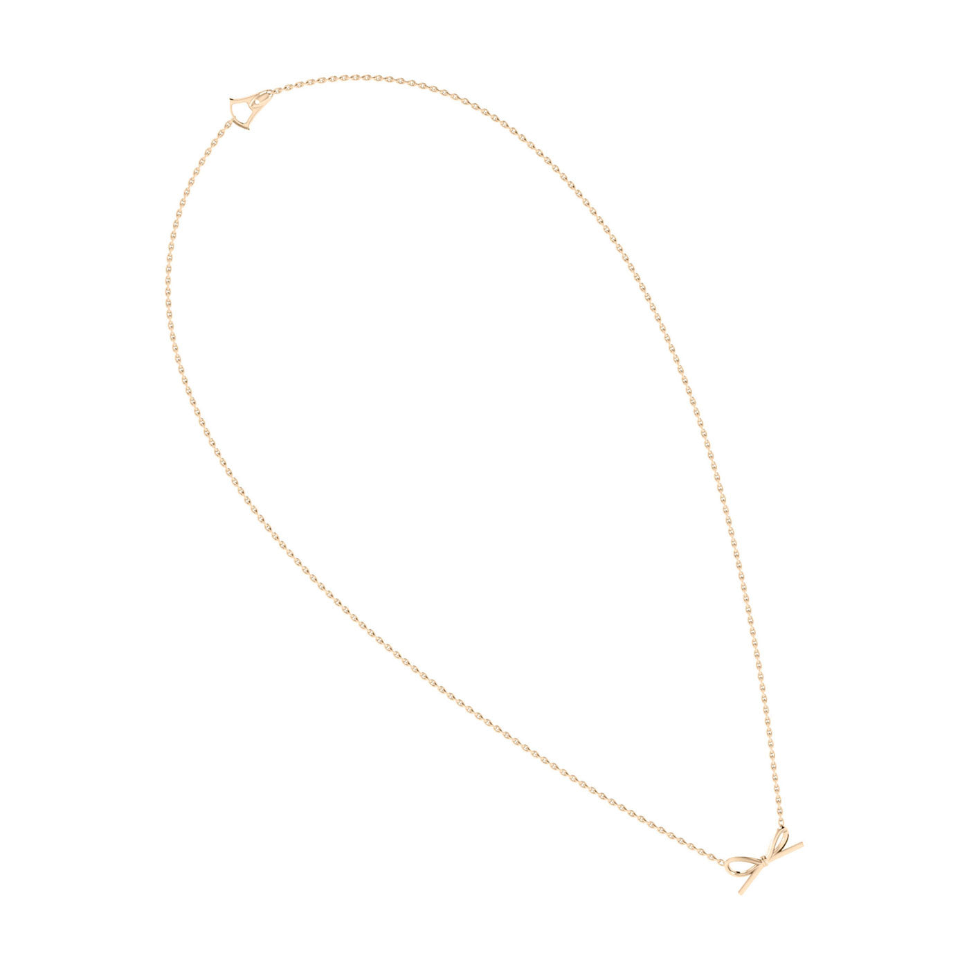 Bixlers Celebration Bow Necklace In 14k Gold