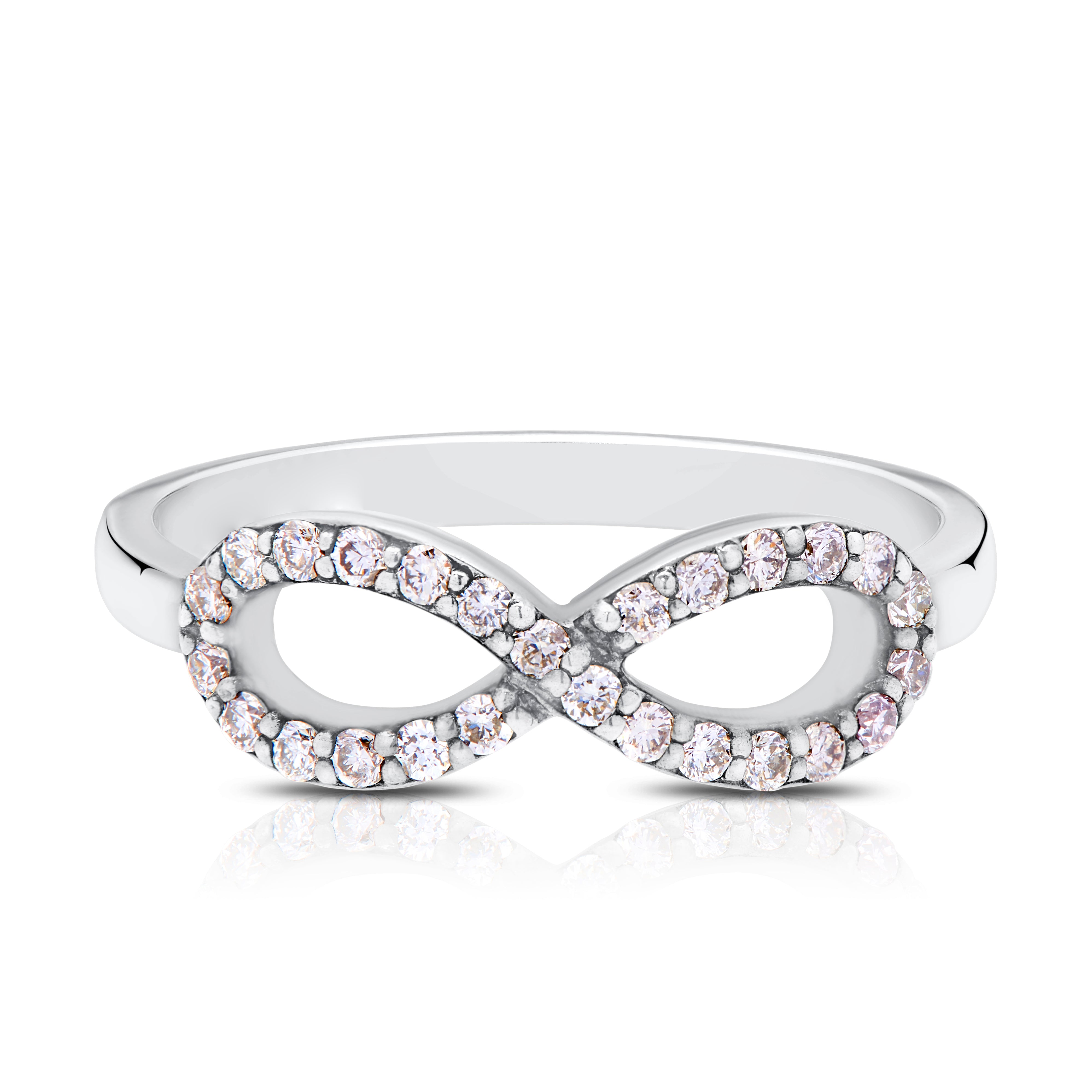 Bixlers Pure Love Diamond Infinity Ring In 14k Gold
