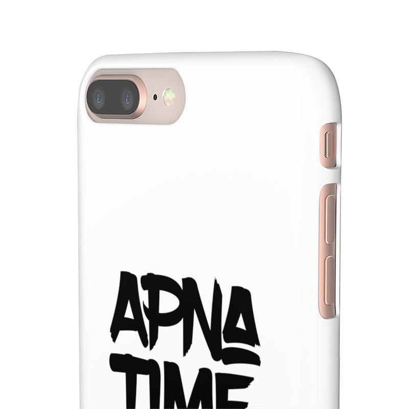 Apna Time Aayega Snap Cases iPhone or Samsung - iPhone 8 Plus / Matte - Phone Case by GTA Desi Store