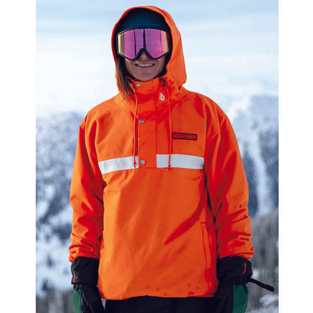 Volcom Longo Pullover Jacket - Orange | Switch Skate & Snow