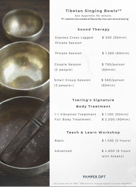 Singing Bowl Pamper DPT