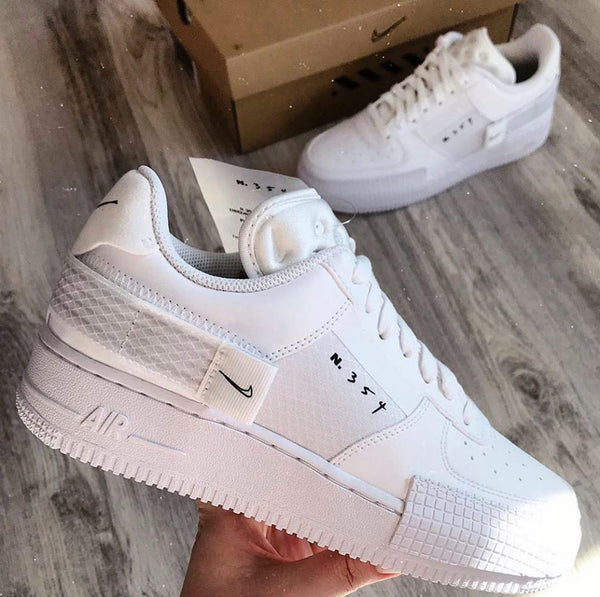 nike air force 1 drop type white