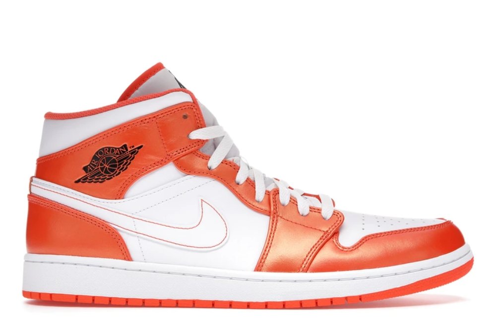 grey and orange jordan 1