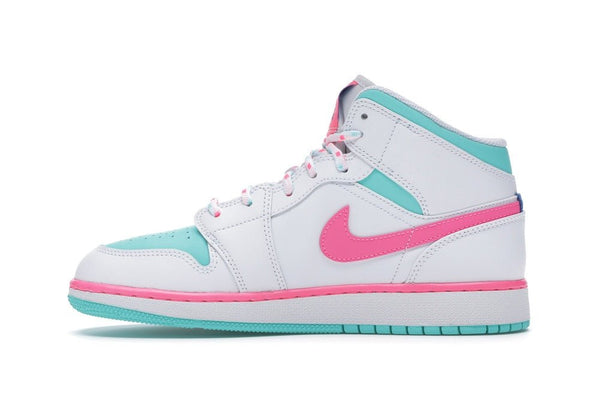 green white and pink jordans