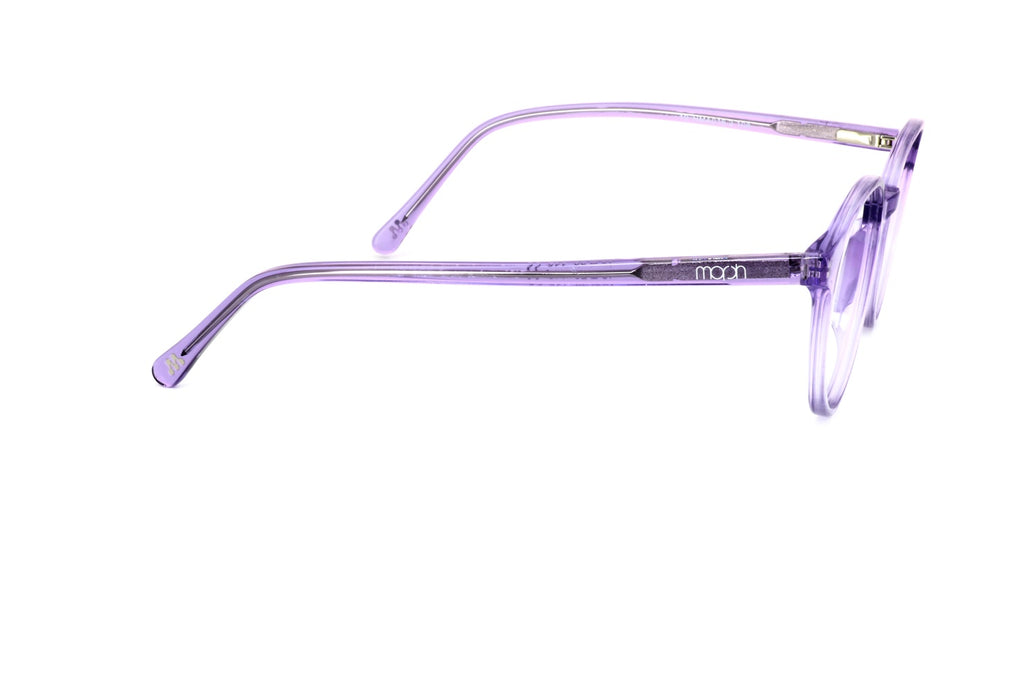 Blakely Blue Crystal Lavender Round Eye Blue Light Glasses – Blue Light ...