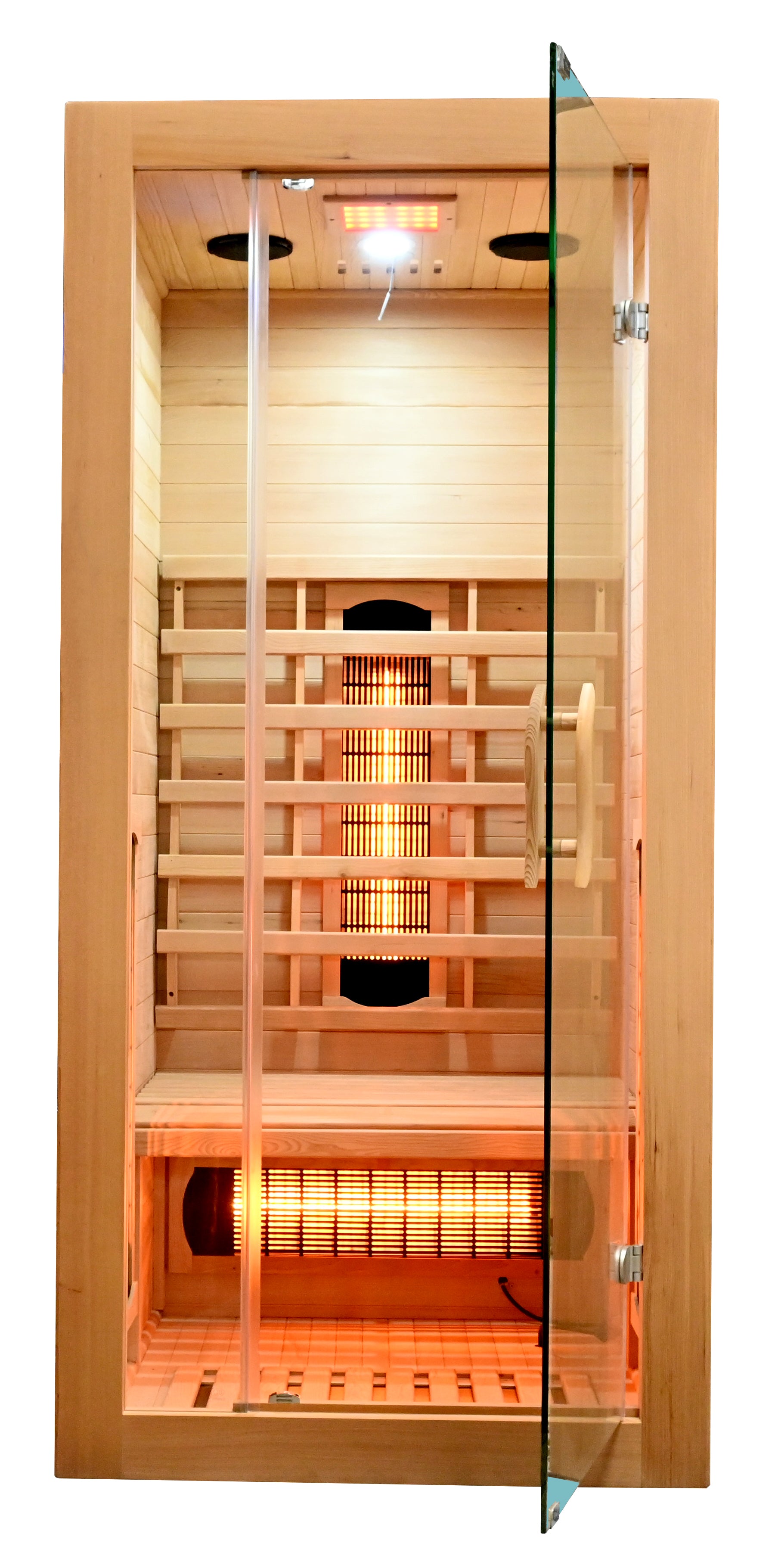hardwerkend typist Startpunt Infrarood sauna voor 1 persoon Malmö 90x90x190cm 1320 Watt