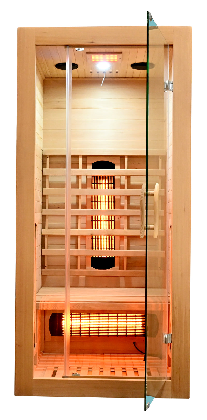 Vermelden discretie klep Infrarood sauna voor 1 persoon Malmö 90x90x190cm 1320 Watt