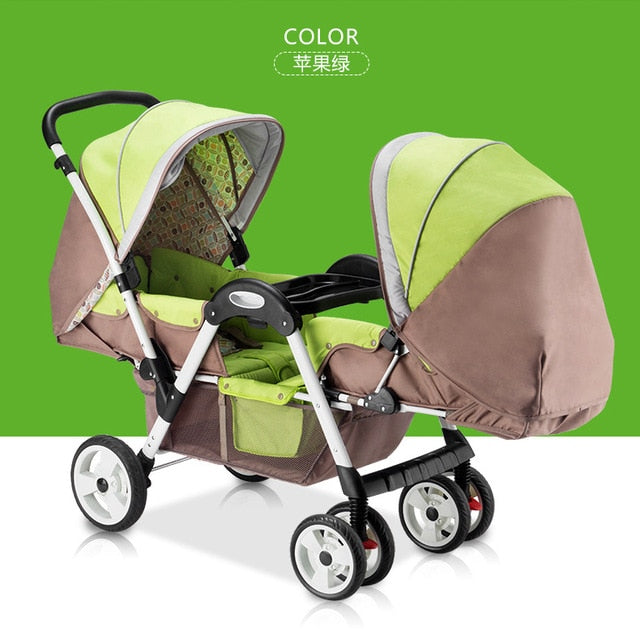 reclining twin baby stroller