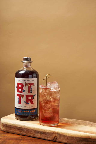 Bitter non-alcoholic cocktail