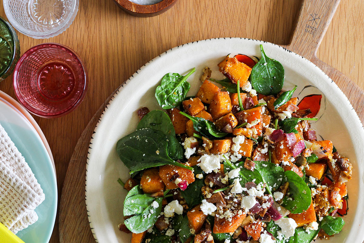 Chili-Infused Maple Roasted Pumpkin with Crumbled Feta – The Holistic ...