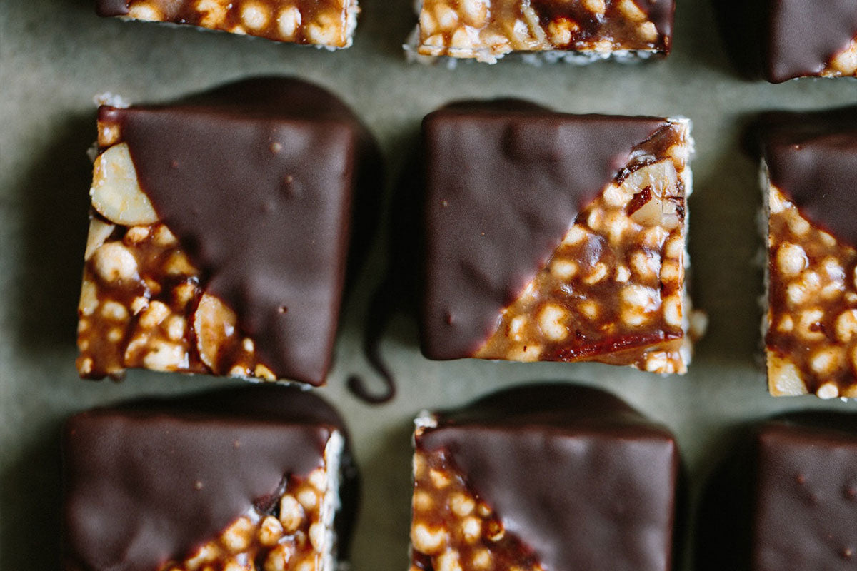 Dark Chocolate Tahini Bites